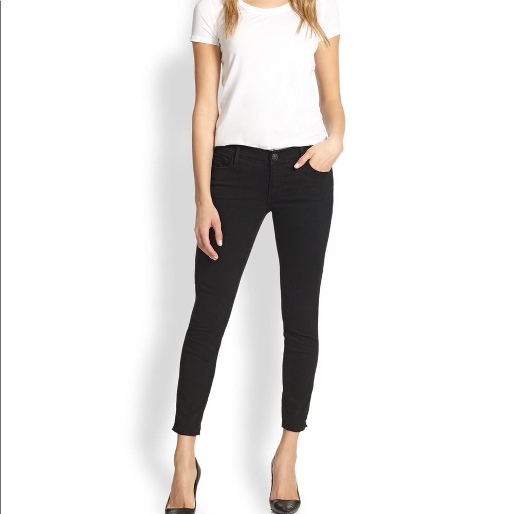 True Religion Linda Super Skinny Cropped Jeans